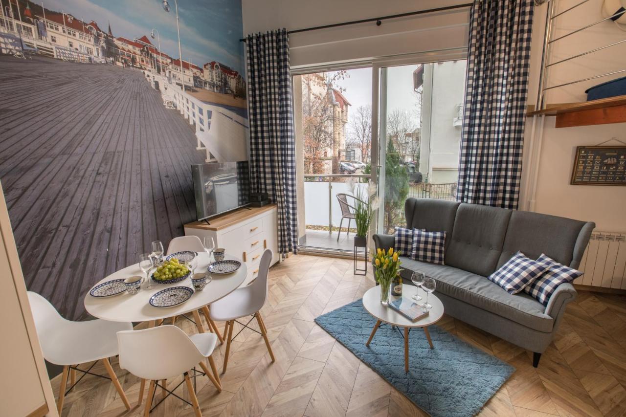 Apartament Chopina 5 M5 - Centrum Sopotu 3 Min Do Monciaka Kültér fotó
