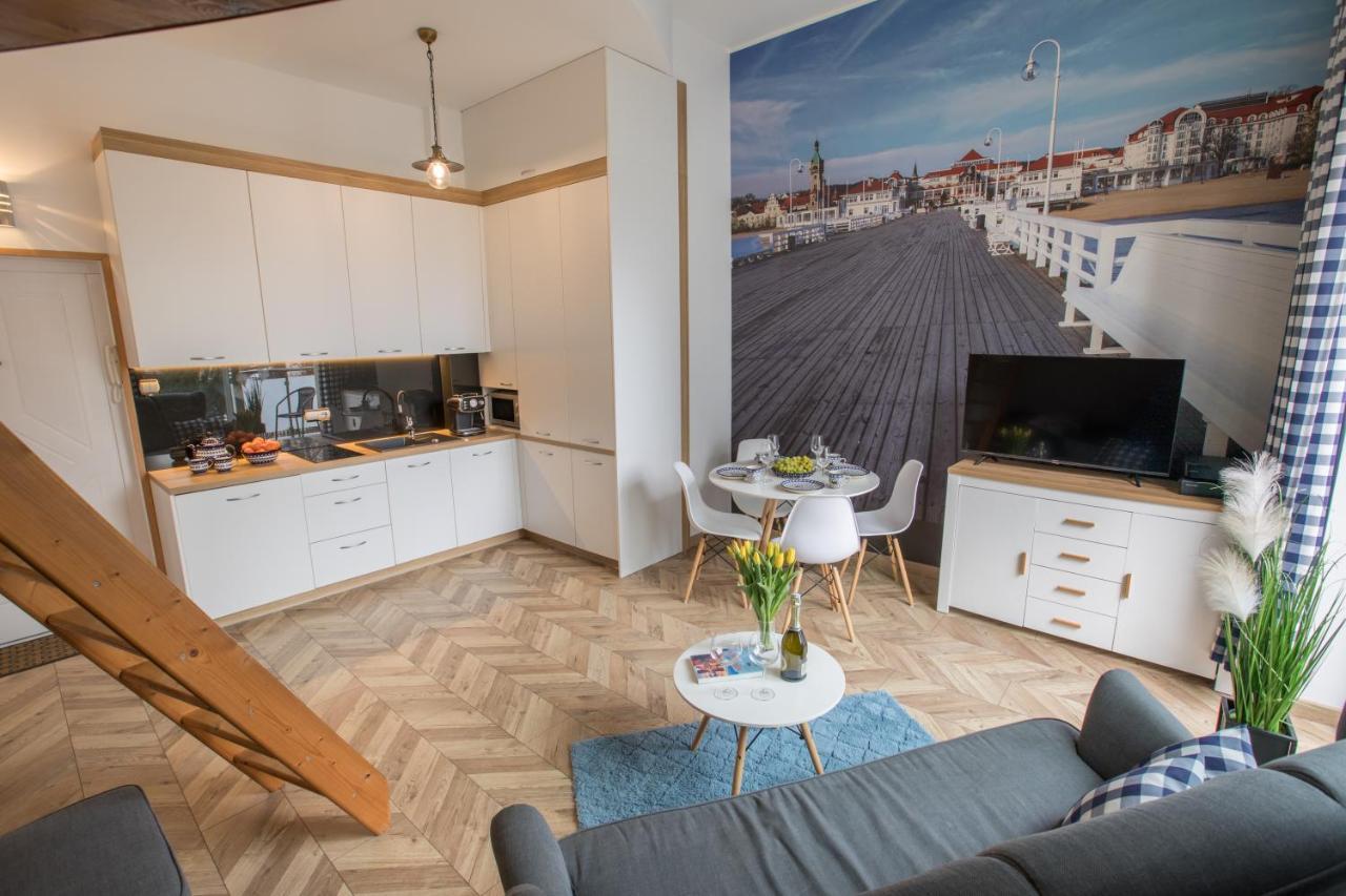Apartament Chopina 5 M5 - Centrum Sopotu 3 Min Do Monciaka Kültér fotó